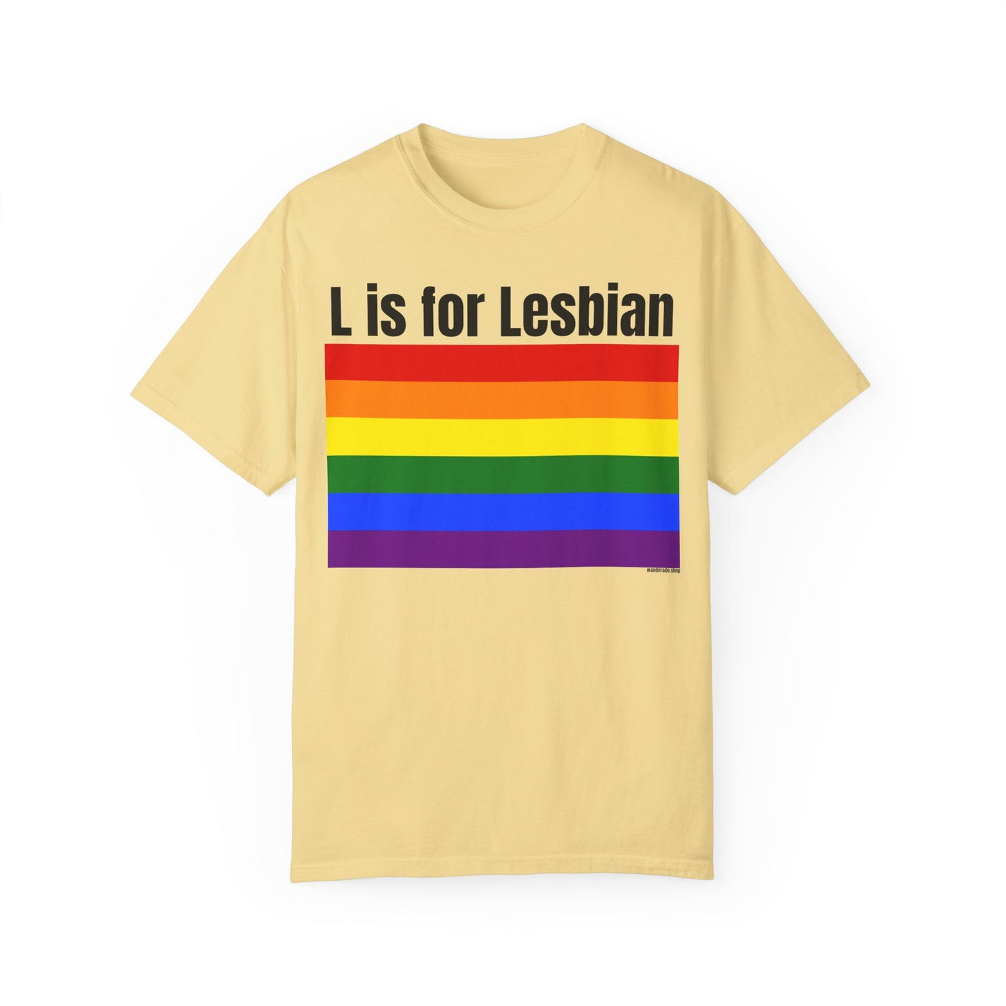 L is for Lesbian - Lesbian Pride Tee