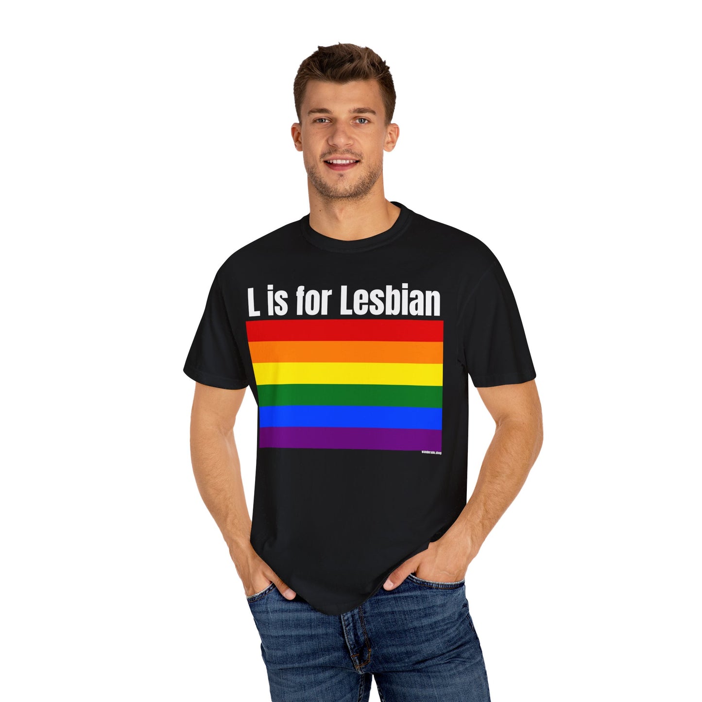 L is for Lesbian - Lesbian Pride Tee