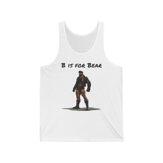 B is for Bear - Unisex Jersey Tank