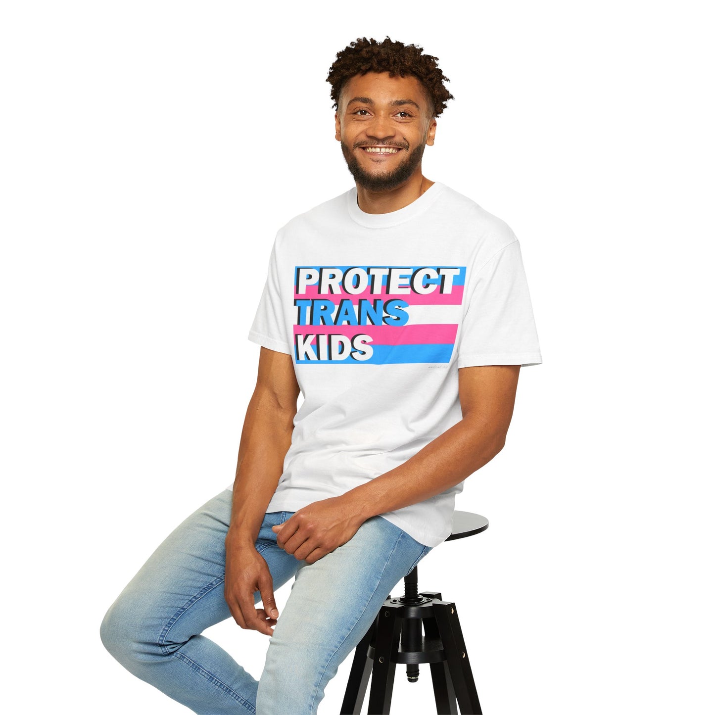Protect Trans Kids - Unisex Garment-Dyed T-shirt