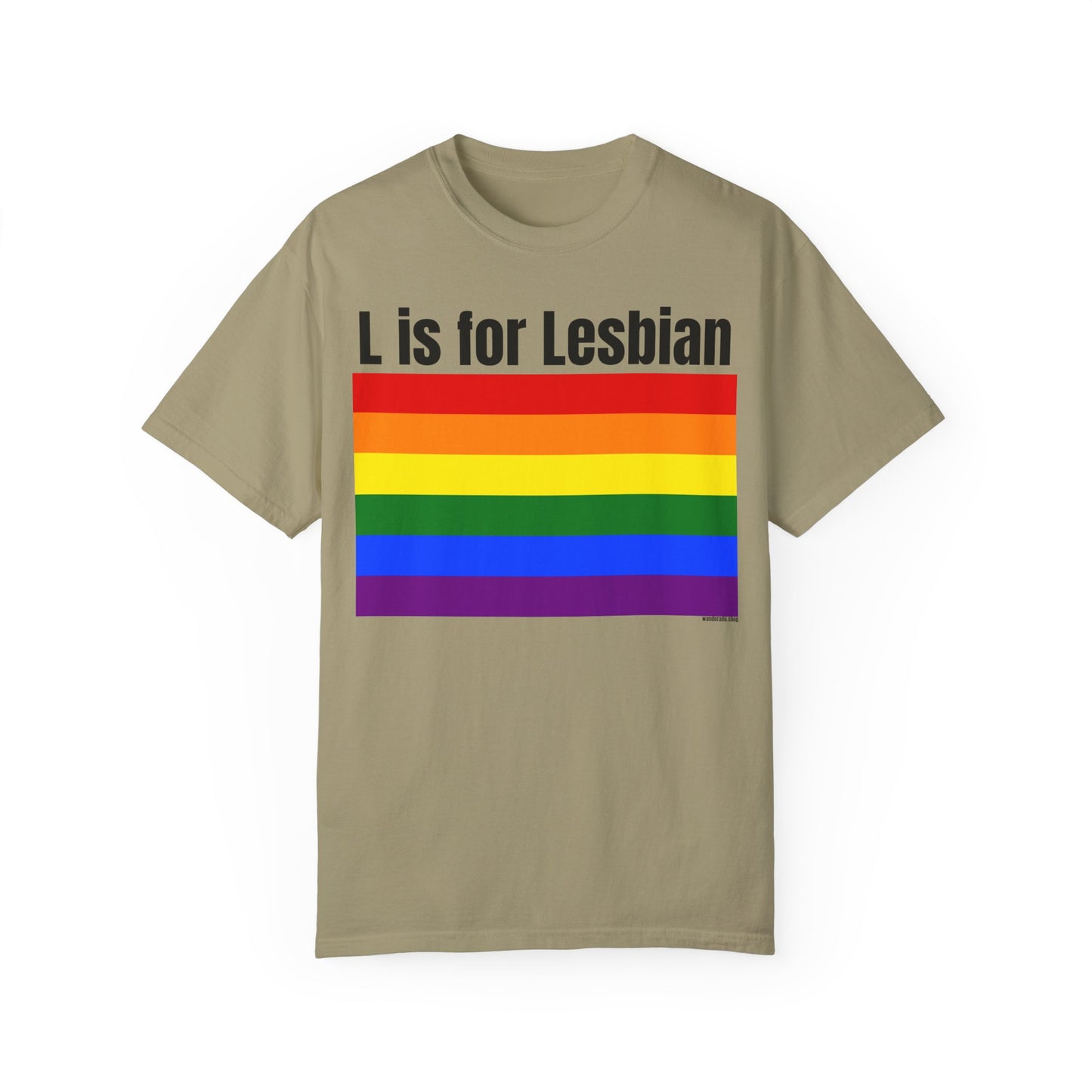 L is for Lesbian - Lesbian Pride Tee