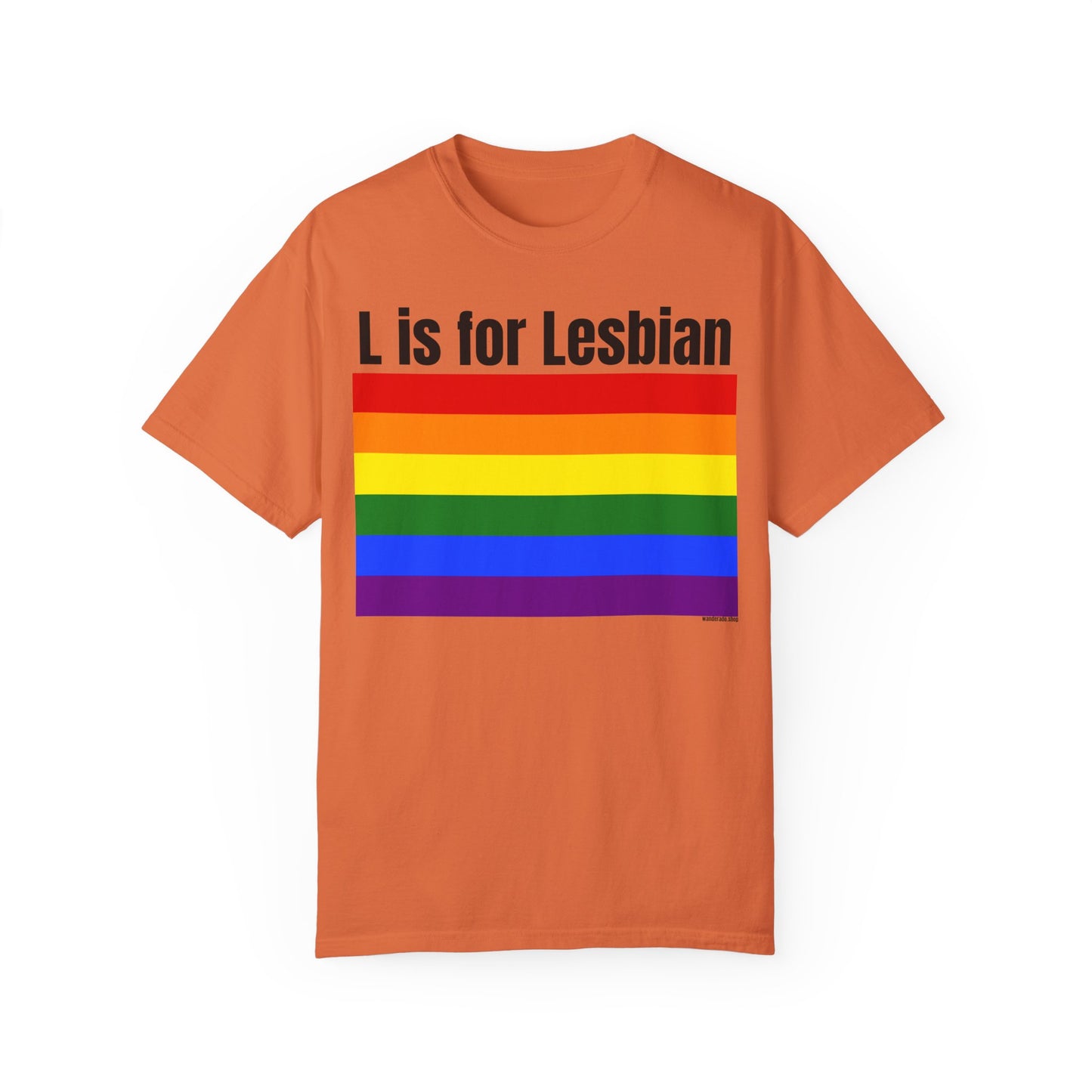 L is for Lesbian - Lesbian Pride Tee