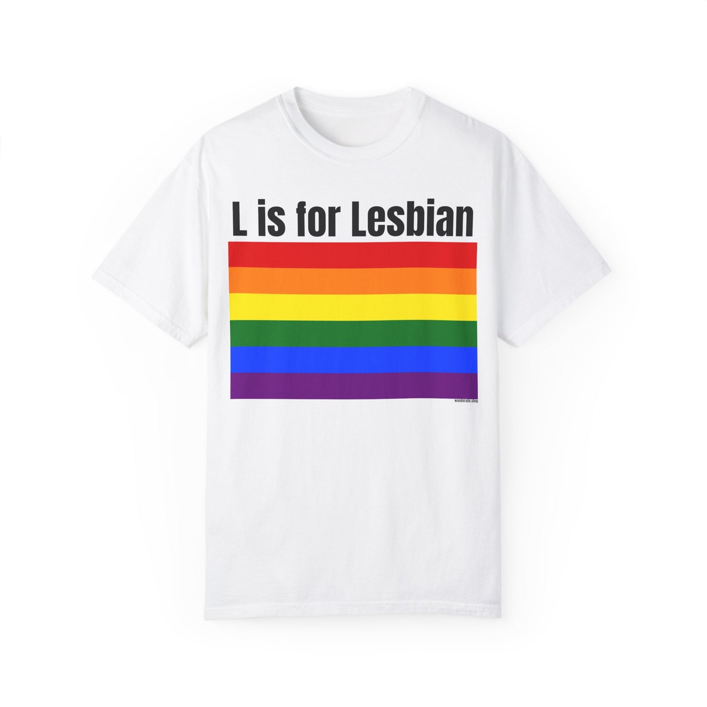 L is for Lesbian - Lesbian Pride Tee