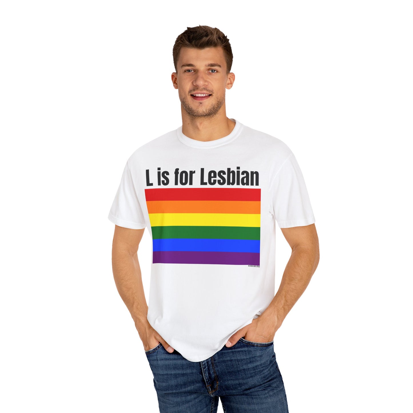 L is for Lesbian - Lesbian Pride Tee
