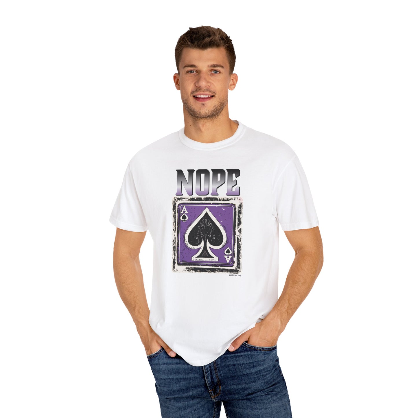 Nope - Ace/Asexual/Aromantic/Agender PRIDE Tee