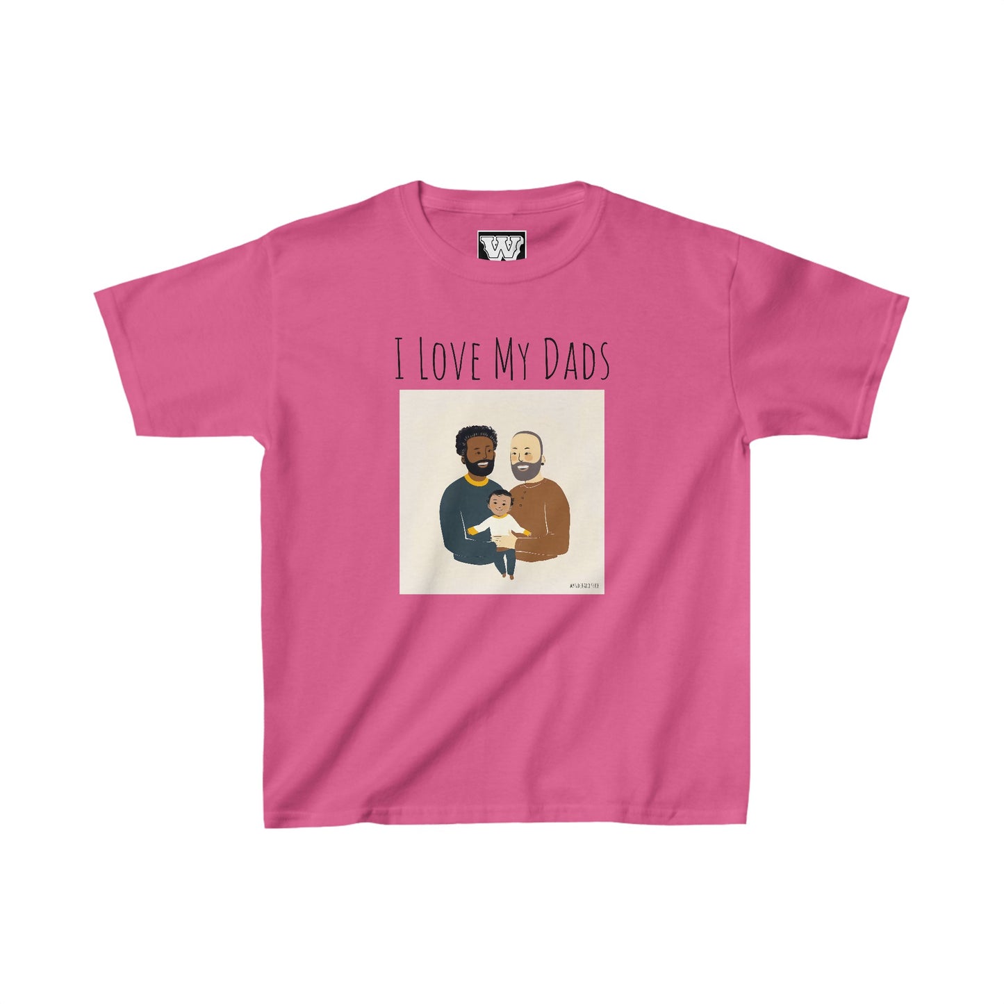 I Love My Dads - Kids Heavy Cotton™ Tee (Variant B)